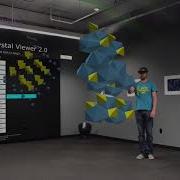 Demo Of Crystal Viewer HoloLens Application Spectator View