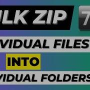 Bulk Zip Individual Files Into Individual Zipped Folders Tutorial Guide Batch File Provided