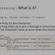 Ruby Method Missing Tutorial