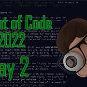 Advent Of Code 2022 Day 2 Rock Paper Scissors