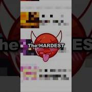 САМЫЙ СЛОЖНЫЙ БЕЗУМНЫЙ ДЕМОН В GEOMETRY DASH GEOMETRYDASH GD SHORTS GAMINING