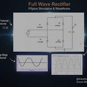 Simulate A Full Wave Bridge Rectifier In PSpice Step By Step Tutorial Waveform Analysis