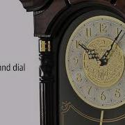 QXH004B Pendulum Clock In Alder Wood Case