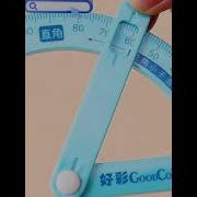 3 Pack 360 Degree Rotating Protractors Multi Functional Angle Measurement Ruler Geometry Drawing