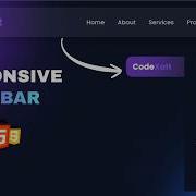 Modern Responsive Navbar Design HTML CSS JavaScript