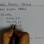 Lec 17 Dual Simplex Method Minimization Problem In Hindi Operation Research Example