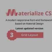 How To Use Grid Layout In Materialize Css 3 Grid Layout