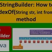 Java StringBuilder How To Use LastIndexOf String Str Int FromIndex Method Java Tutorial