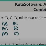 KutaSoftware Algebra 2 Combinations