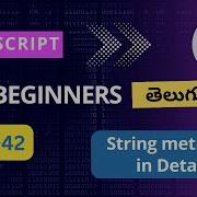 String Methods In JavaScript String Object JavaScript JavaScript Tutorials For Beginners