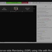 Live Workshop Server Side Rendering SSR Workshop Using Vite With Romuald Brillout Aka Brillout