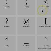 HTML Entities