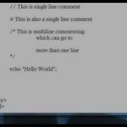 PHP Comments String Concatenation Addition Of Numbers Hello World