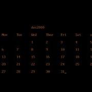 Basic Calendar Print In C