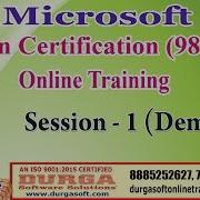 Microsoft Python Certification 98 381 Online Training Session 1 Demo 1 By DURGA Sir