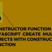 Create Multiple Objects With Constructor Function In JavaScript