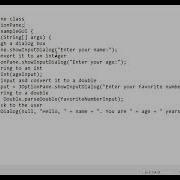 Introduction To Getting User Input In Java