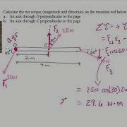 Example Calculating Net Torque