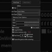 Faster Cheat Engine Scans