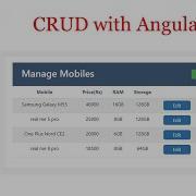 Crud Operations With Angular Crud Operations In Angular CRUD Angular CRUD Operations Angular