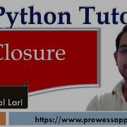 58 Python Tutorial For Beginners Closure In Python