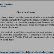 Perl Tutorial Regular Expressions Lesson 5