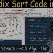 100 Radix Sort Code In C Explained Data Structure