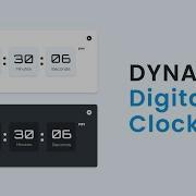 Dynamic Digital Clock In HTML CSS And JavaScript Light And Dark Theme