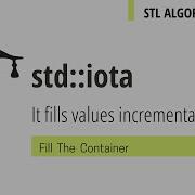 Std Iota Алгоритм STL C