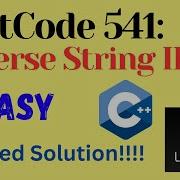 LeetCode 541 Reverse String II EASY C JAVA Detailed Solution