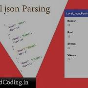 Android Parsing Local Json Url Fetching Data From Local URL