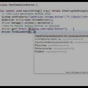 How To Handle Radio Button In Selenium Webdriver With Java In Hindi