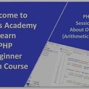 Master PHP Arithmetic Operators Madras Academy PHP Crash Course Session 5