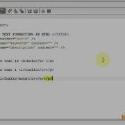 Beginner HTML Tutorial 4 Basic Html Text Formatting