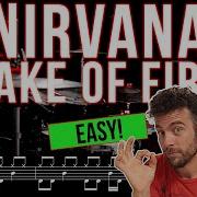 Nirvana Lake Of Fire Drum Cover With Scrolling Drum Score