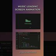 Modern Music Loading Screen Animation Using HTML CSS Ytshorts Coding Viralvideo Programming
