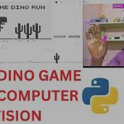 Controlling The Google Chrome Dino Game With Hand Gestures Using Python And OpenCV Computervision