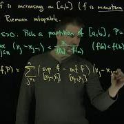 Monotone Functions Are Riemann Integrable