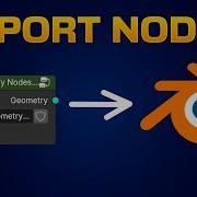 How To IMPORT GEOMETRY NODES Projects To Blender