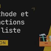 Python 16 Méthodes Et Fonctions De Liste Append Pop Sort Index Copy Len