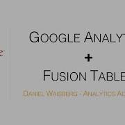 Integrating Google Analytics Fusion Tables Tutorial