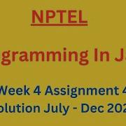 NPTEL Programming In Java Week 4 Assignment 4 Solution July Dec 2023