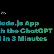 Building A Node Js App With The ChatGPT API In Just 3 Minutes