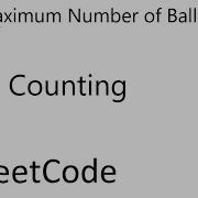 LeetCode 1189 Maximum Number Of Balloons Counting Java