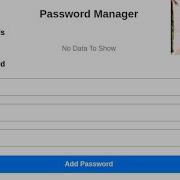 19 Password Manager Using HTML CSS JAVASCRIPT