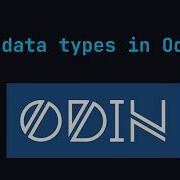 Odin Intro 1 3 Data Types