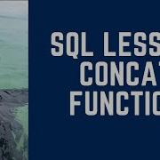 SQL Lesson CONCAT Function DataWithLuis