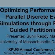 Optimizing Performance In Parallel Discrete Event Simulations Through Profile Guided Partitioning
