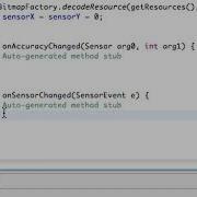 Android Application Development Tutorial 127 OnSensorChanged Accelerometer Method YouTube