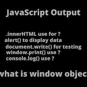 Output In JavaScript Different Ways To Show Output Hindi Urdu
